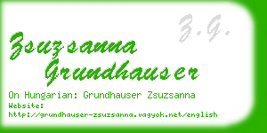 zsuzsanna grundhauser business card